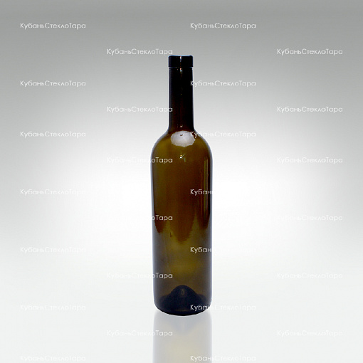 Бутылка 0,750 Бордо оливковая  (20/21/23) стекло оптом и по оптовым ценам в Казани