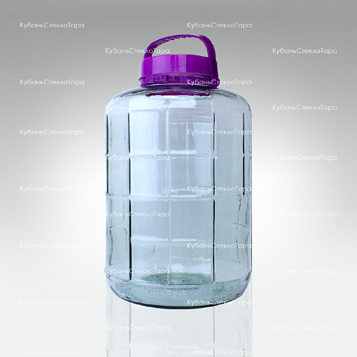 Бутыль (банка) стеклянный "фиолетовая" 20 л оптом и по оптовым ценам в Казани