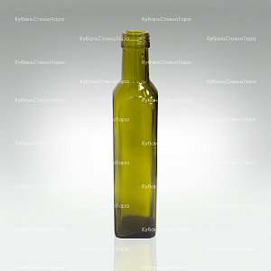 Бутылка 0,250  (31,5)"MARASCA" оливковая стекло оптом и по оптовым ценам в Казани