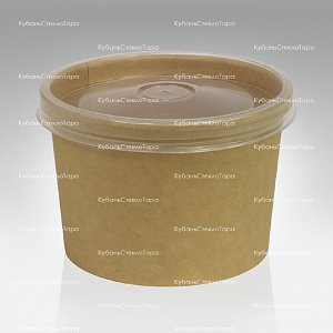 Упаковка для супа 230 мл с пластиковой крышкой оптом и по оптовым ценам в Казани