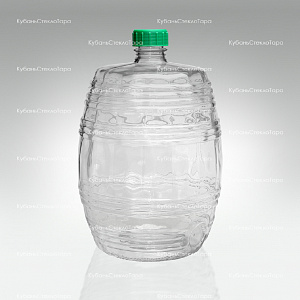 Бутыль 10,0 л Бочонок (прозрачный) стеклянный оптом и по оптовым ценам в Казани