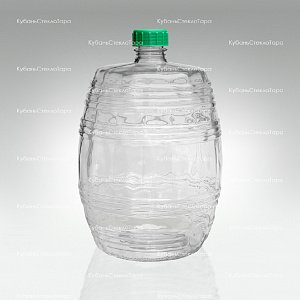 Бутыль 10,0 л Бочонок (прозрачный) стеклянный оптом и по оптовым ценам в Казани