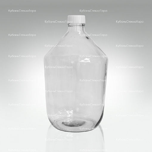 Бутыль 10,0 л Казацкий (прозрачный) стеклянный оптом и по оптовым ценам в Казани