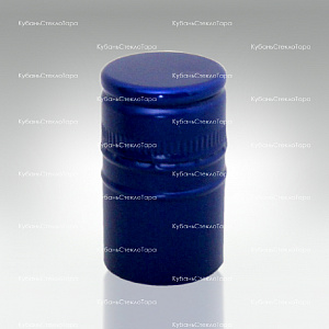 Колпачок алюминиевый (30,5*50) синий  в Казани оптом и по оптовым ценам