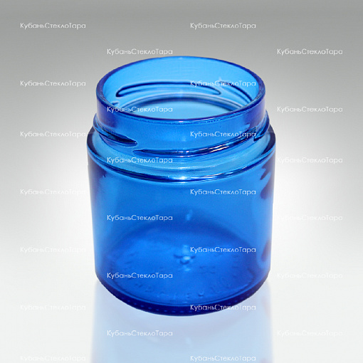 Стеклобанка 0,200  ТВИСТ (66)  Deep (синяя) банка стеклянная КСТ оптом и по оптовым ценам в Казани