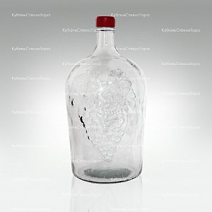Винная бутылка 5 л (38) стекло с крышкой оптом и по оптовым ценам в Казани