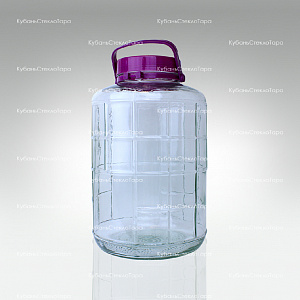 Бутыль (банка) стеклянный "фиолетовая" 16 л оптом и по оптовым ценам в Казани