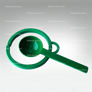 Кольцо и ложка на банку зеленые (82) оптом и по оптовым ценам в Казани