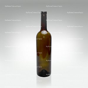 Бутылка 0,750 Бордо оливковая (П-29-А4) стекло оптом и по оптовым ценам в Казани