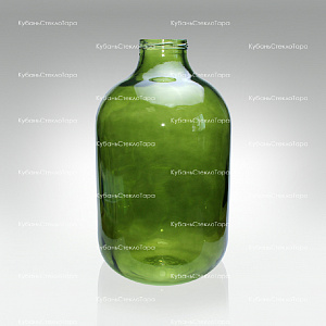 Бутыль 10 ТВИСТ (82) (зеленый) стеклянный оптом и по оптовым ценам в Казани