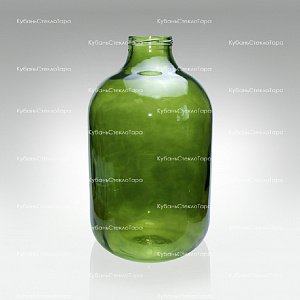 Бутыль 10 ТВИСТ (82) (зеленый) стеклянный оптом и по оптовым ценам в Казани
