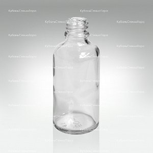 Флакон для капель 0,050 л (18) прозрачное стекло оптом и по оптовым ценам в Казани