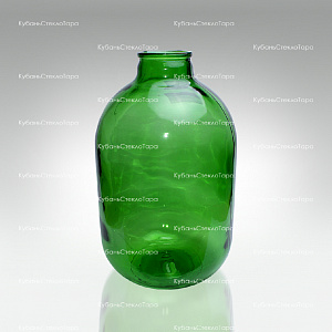 Бутыль СКО 10л (зеленый) стеклянный оптом и по оптовым ценам в Казани