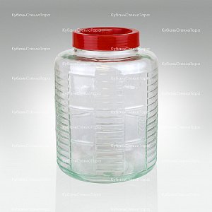 Бутыль (банка) стеклянный GL-70/15 л оптом и по оптовым ценам в Казани