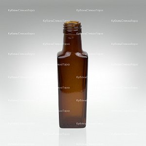 Бутылка 0,100  Гранит ВИНТ (28) Коричневая стекло оптом и по оптовым ценам в Казани